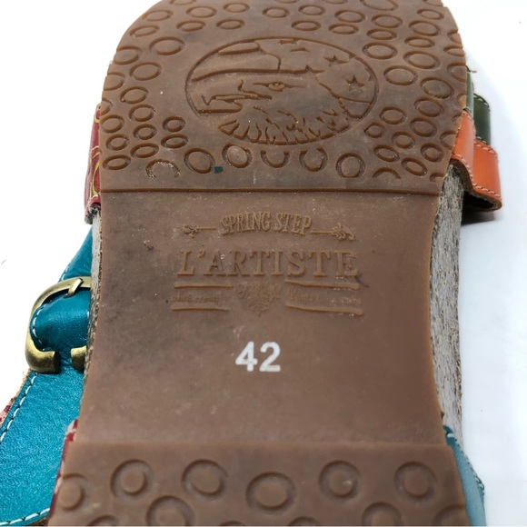 Spring Step L’ Artiste Leather Sandals EU Size 42 - Picture 6 of 8
